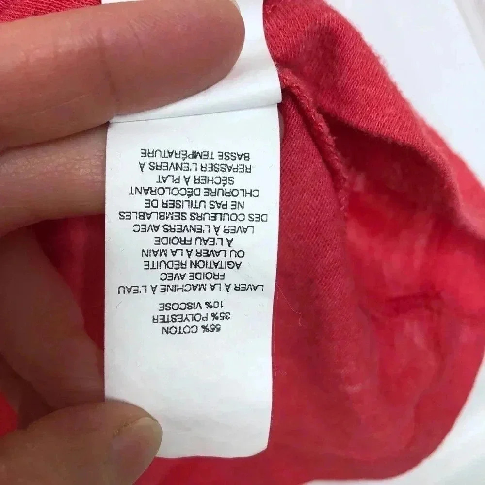 Joe Fresh Shirt Reddish Orange Size Extra Small - Picture 9 of 16